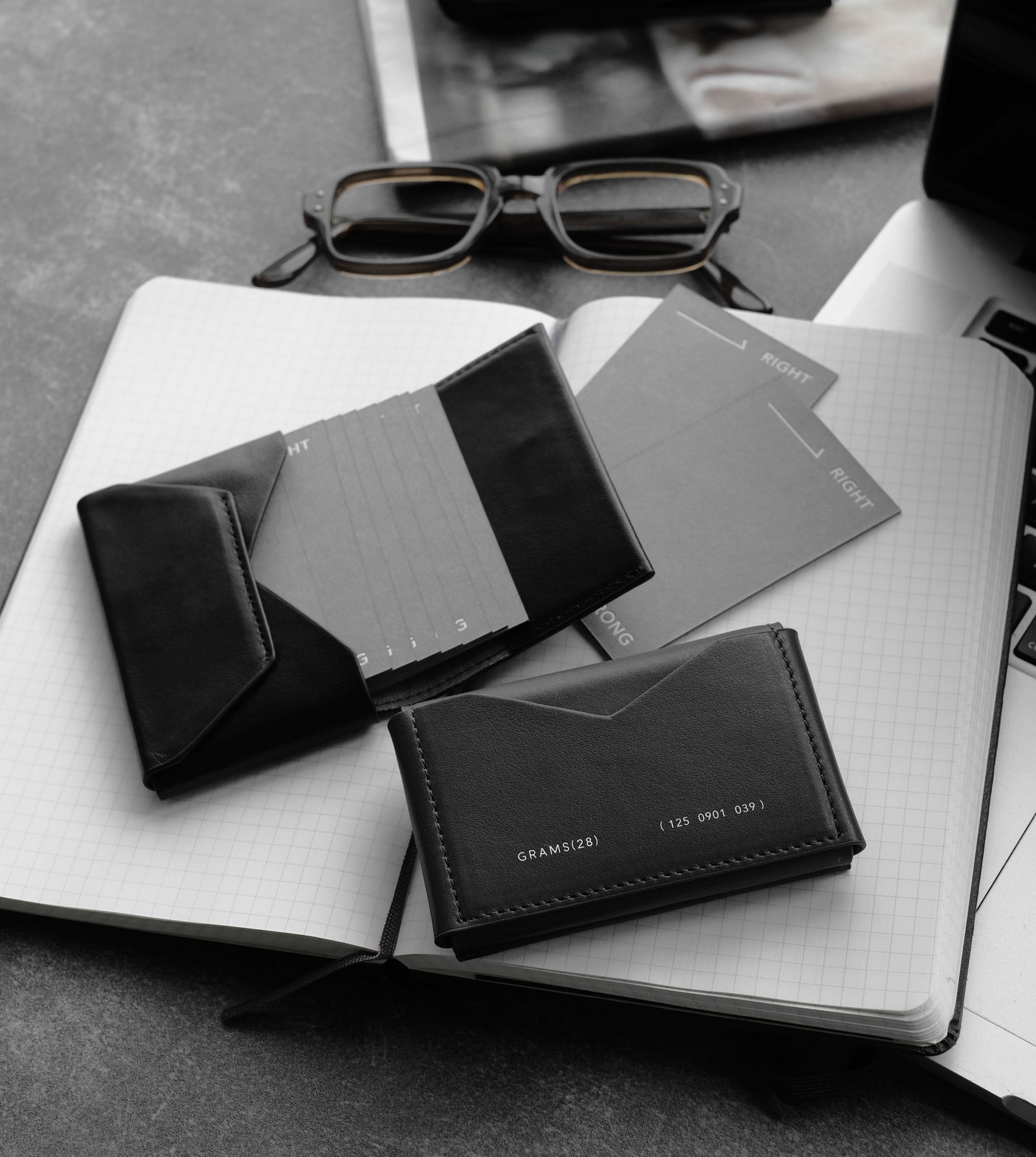 Buy Free Shipping [Used] SAINT LAURENT Leather Origami Tiny Wallet