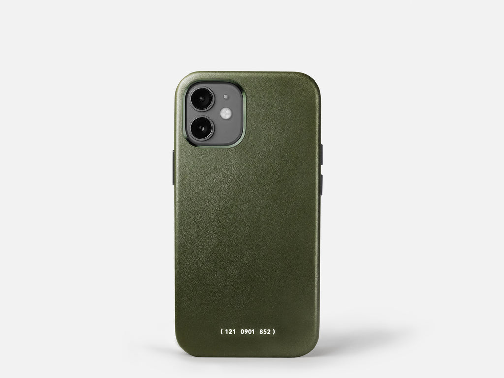 Carcasa de Cuero iPhone 12 / 12 Pro / 12 Pro Max / 12 Mini [ Leather Case  AAA ] con Magsafe.